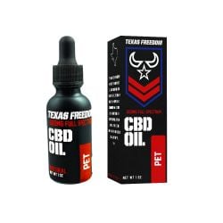 Texas Freedom CBD Full Spectrum CBD Tincture For Pets, Natural, 600 mg