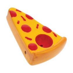 Wacky Bowlz Pizza Slice Ceramic Pipe, 3.5"