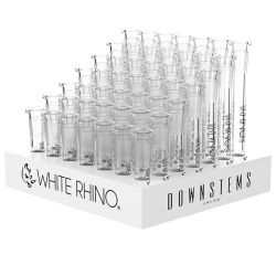 White Rhino Glass Downstem Display (49CT), 19/14MM
